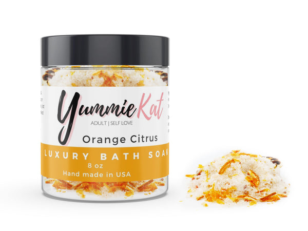 Orange Citrus Salt bath Soak - Yummie Kat
